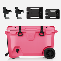 BrüTank Double Drink Holder Bundle | Neon Pink