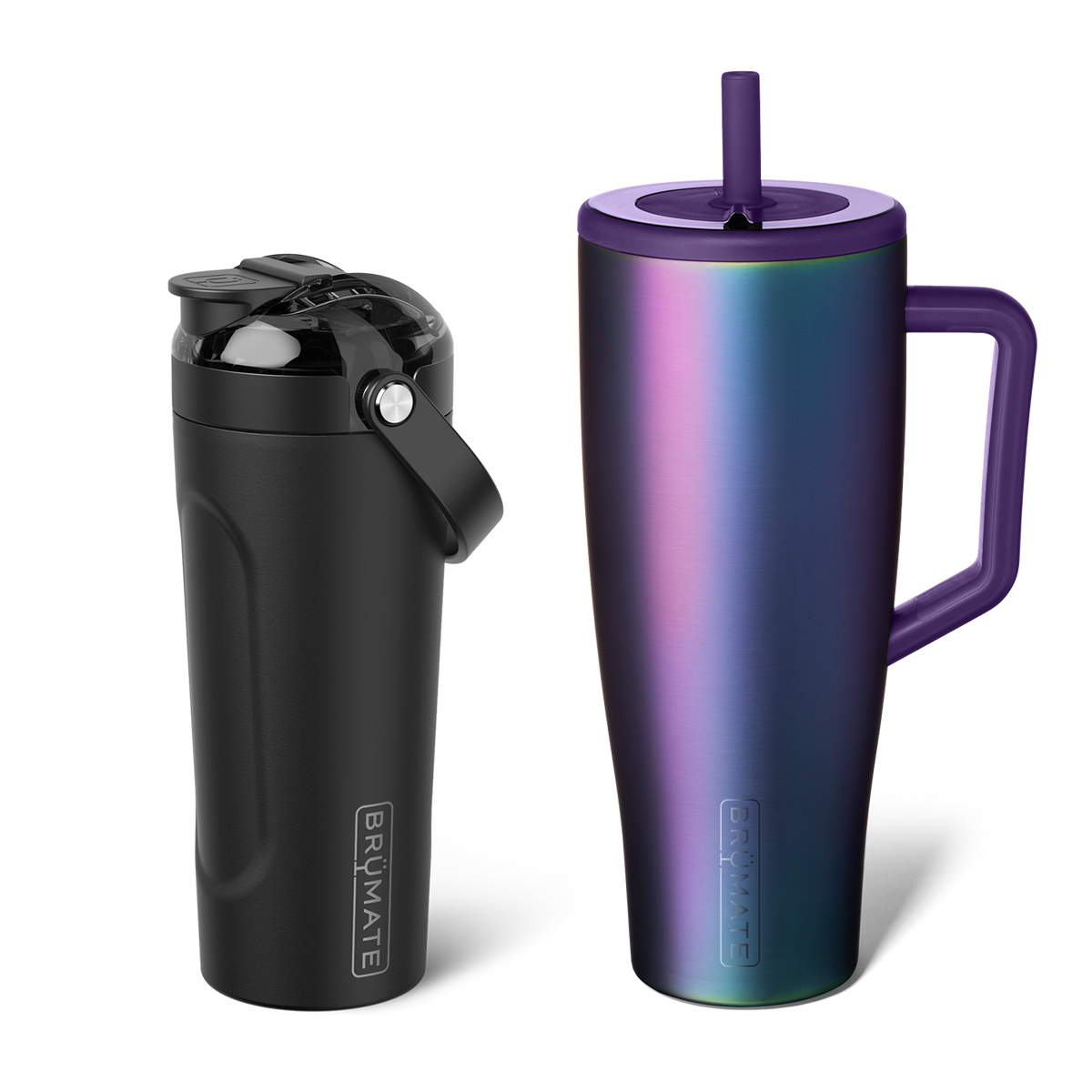 Shake + Glow Bundle | Dark Aura & Matte Black | 40oz/25oz