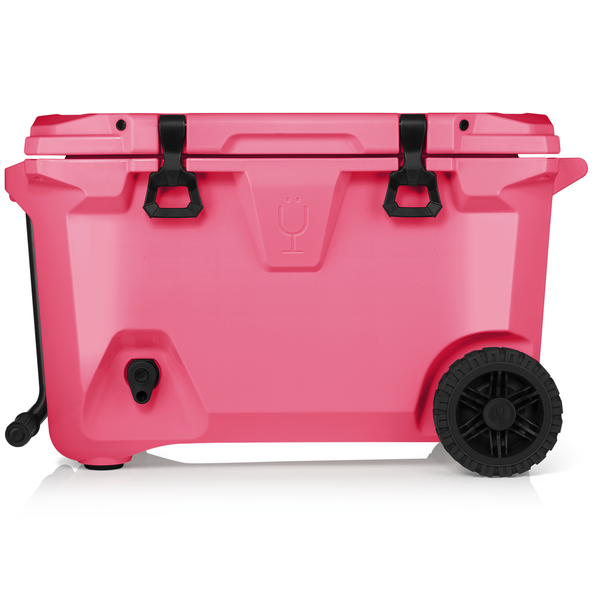 BrüTank 55-Quart Rolling Cooler | Neon Pink